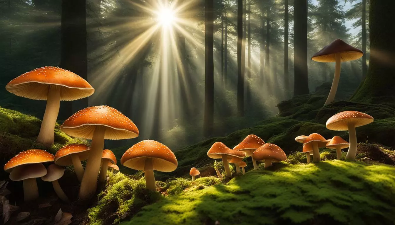how much vitamin d do mushrooms have